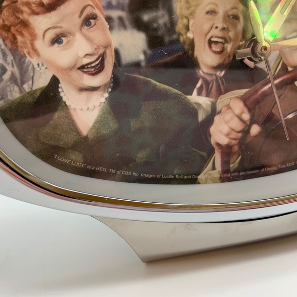 Vintage I Love Lucy California Here We Come Alarm Clock Light Wear Damaged Box - Picture 11 of 17